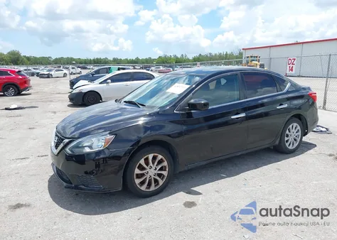 2018 Nissan Sentra Sv z USA, uszkodzony, nr VIN 3N1AB7AP3JL614146